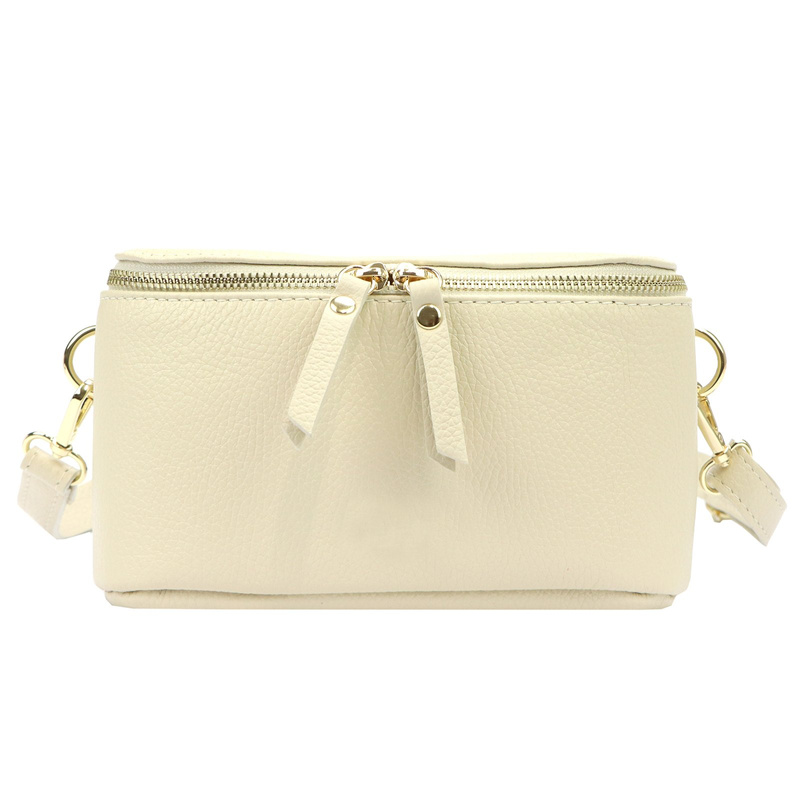 MiaMore Damska nerka saszetka przez ramię skóra naturalna miejska