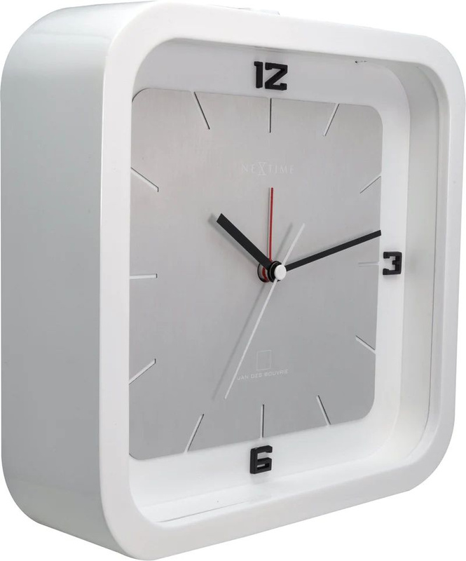 Zegarek NEXTIME 5221WI. Zegar tablicowy, Kolor szary. Unisex.