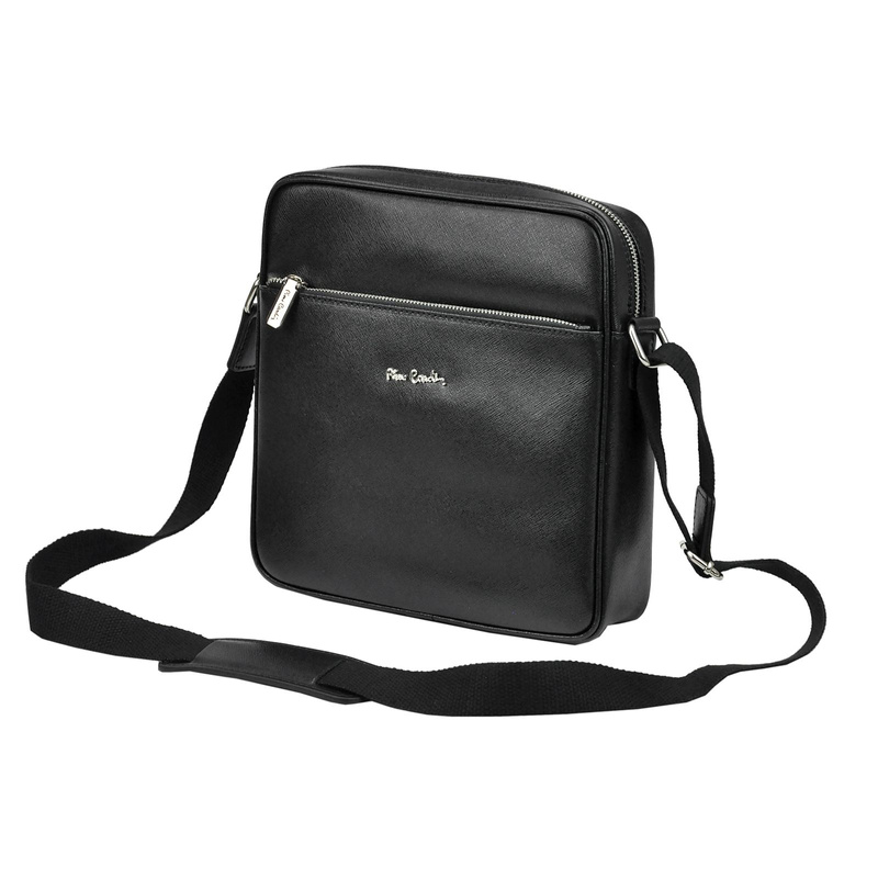 Pierre Cardin Skórzana damska torebka przez ramię listonoszka saszetka