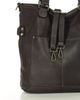 Torebka skórzana XL shopper vintage bag z kieszeniami vera pelle - MARCO MAZZINI brąz caffe