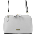 Kobieca zapinana skórzana listonoszka torebka przez ramię MiaMore