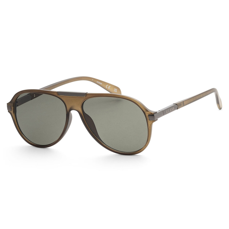 Okulary GUESS GF0237-97N. Okulary przeciwsłoneczne, Kolor zielony. Mężczyzna.