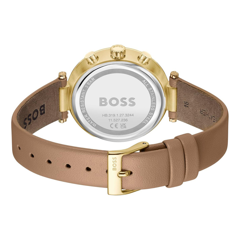 Zegarek BOSS 1502772. Kwarcowy, Kolor szary. Kobieta.