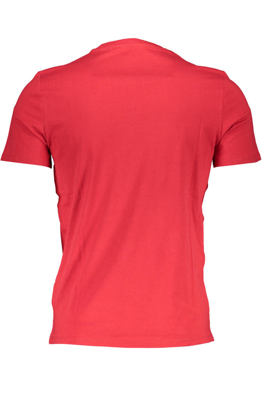 GUESS JEANS MĘSKI T-SHIRT Z KRÓTKIM RĘKAWEM CZERWONY