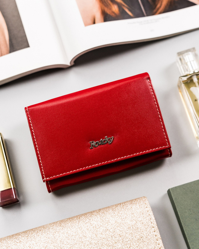 Skórzany damski portfel Rovicky R-RD-02-GCL-Q