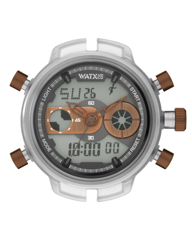 Zegarek WATXANDCO RWA2721. Pudełko, Kolor szary. Unisex.