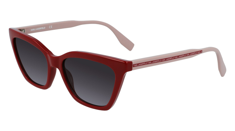Okulary KARL LAGERFELD KL6061S-615. Okulary przeciwsłoneczne, Kolor czerwony. Kobieta.