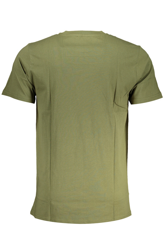 ZIELONY T-SHIRT MĘSKI Z KRÓTKIM RĘKAWEM KLASY CAVALLI