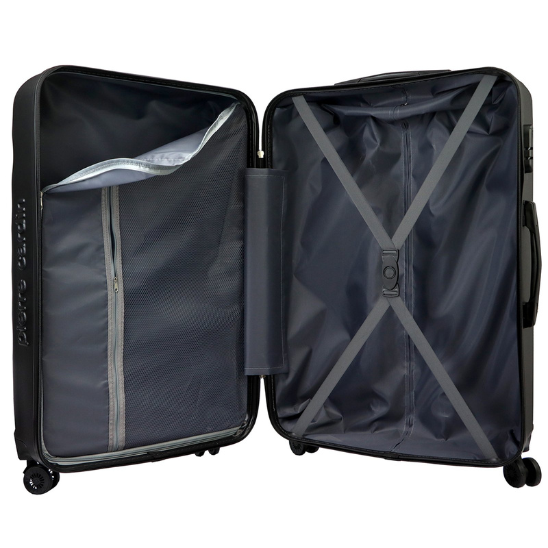 Pierre Cardin zestaw podróżny trzech walizek twarde ABS na kółkach