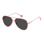 Okulary POLAROID PLD6187S35J. Okulary przeciwsłoneczne, Kolor różowy. Unisex.