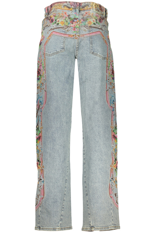Niebieskie jeansy damskie Desigual Versalles