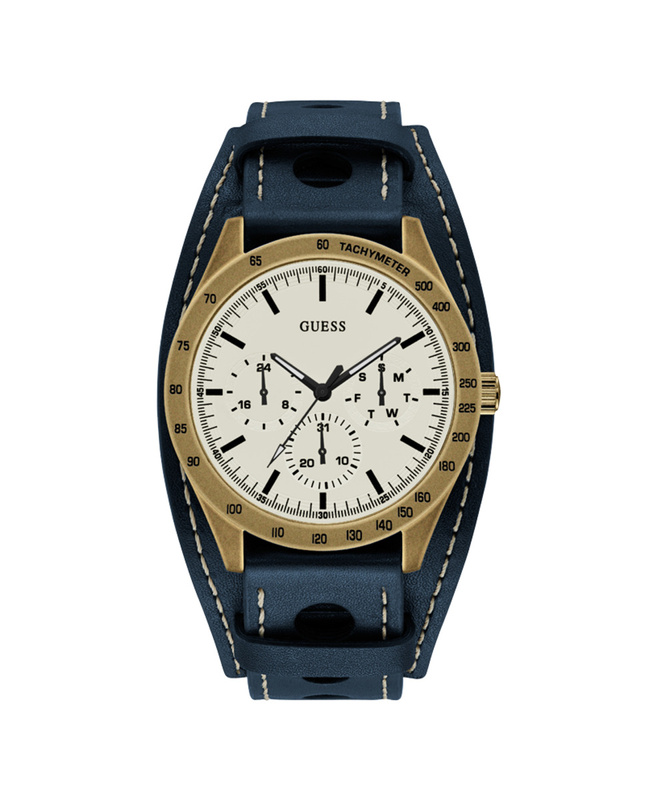 Zegarek GUESS W1100G2. Kwarcowy, Kolor beżowy. Mężczyzna.
