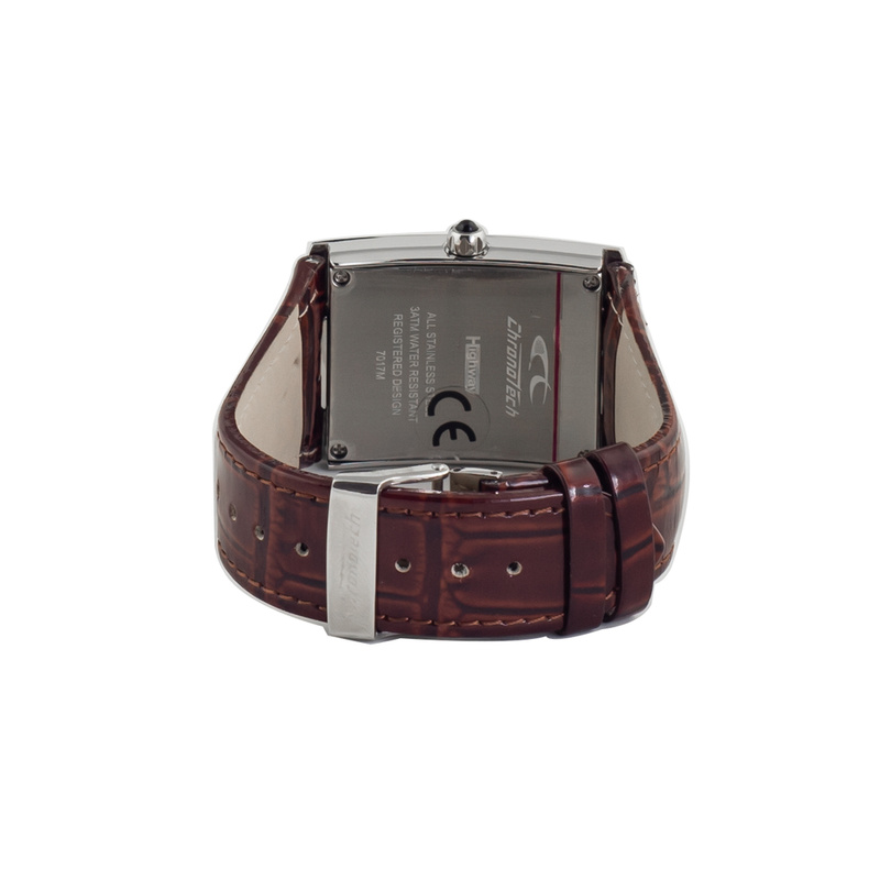 Zegarek CHRONOTECH CT7017M-03. Kwarcowy, Kolor biały. Unisex.