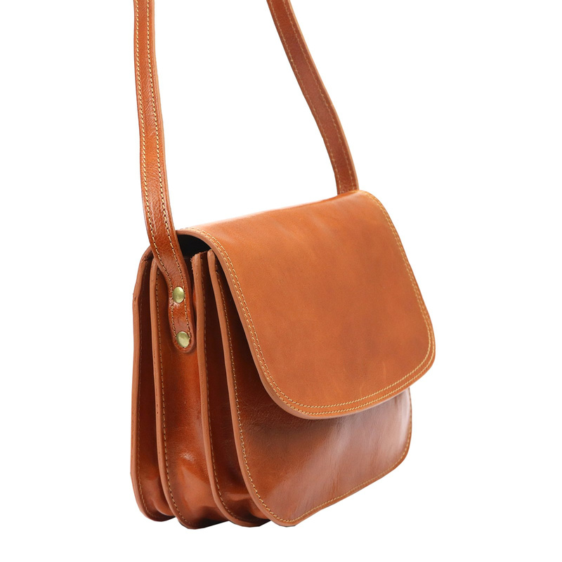 Florence Damska listonoszka skórzana klasyczna torebka przez ramię