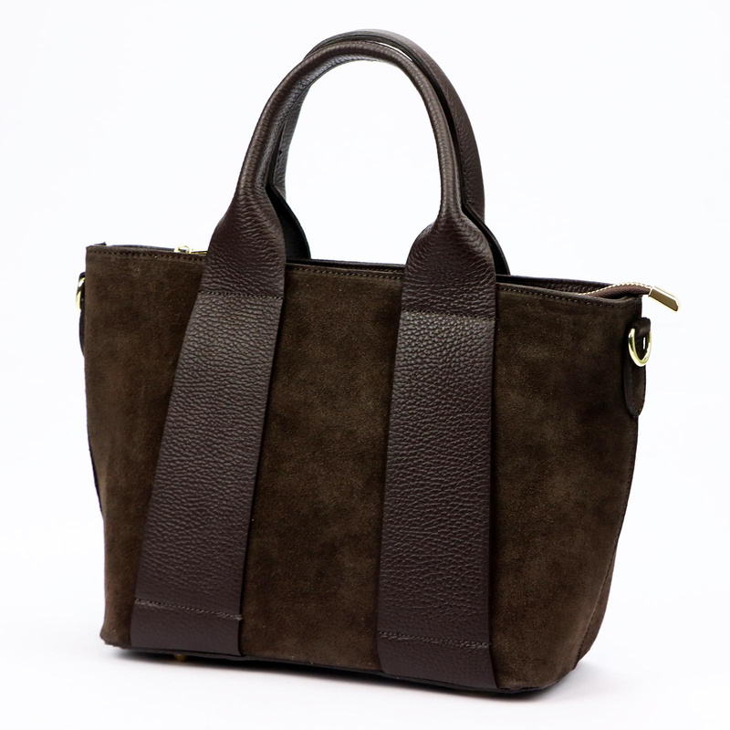 Vera Pelle damska shopperbag skóra naturalna kuferek z organizerem stylowy