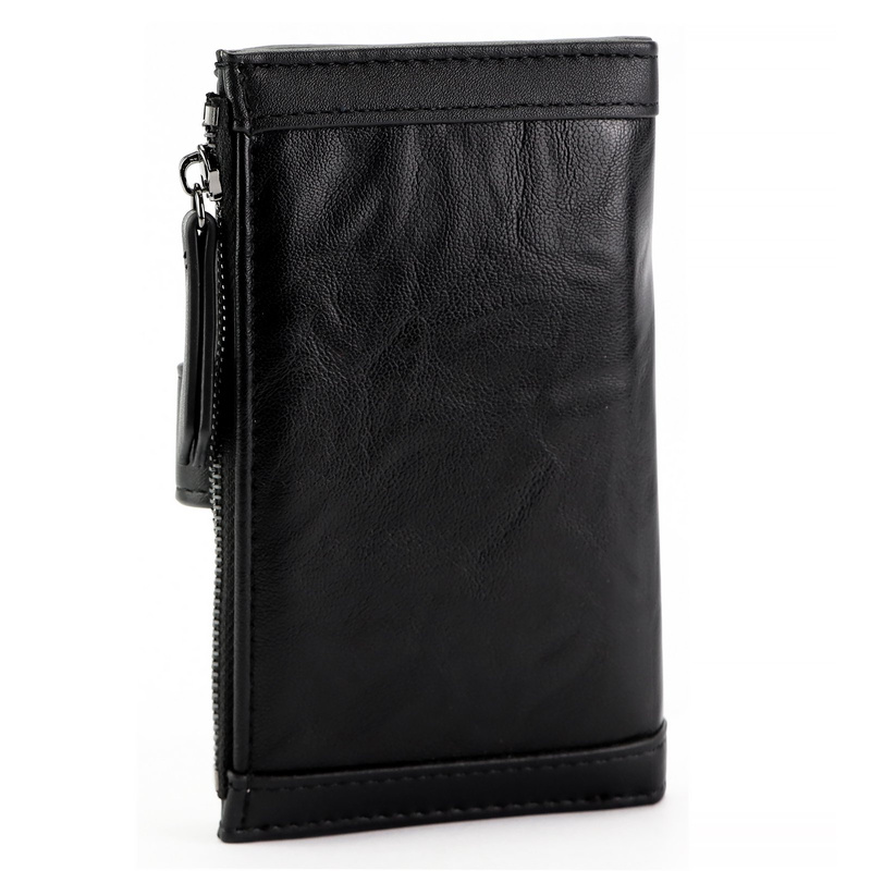 Eslee Duży Portfel Damski Podłużny Pionowy Skóra Eko Na Zatrzask