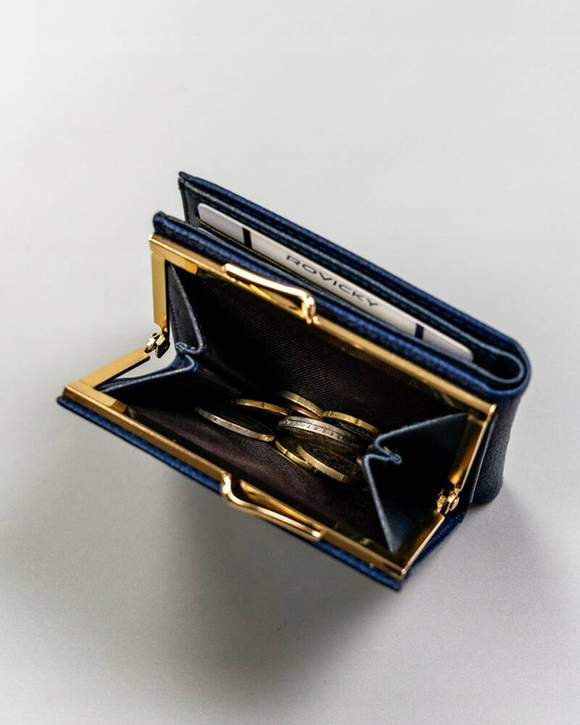 Mały portfel damski ze skóry eko Milano Design