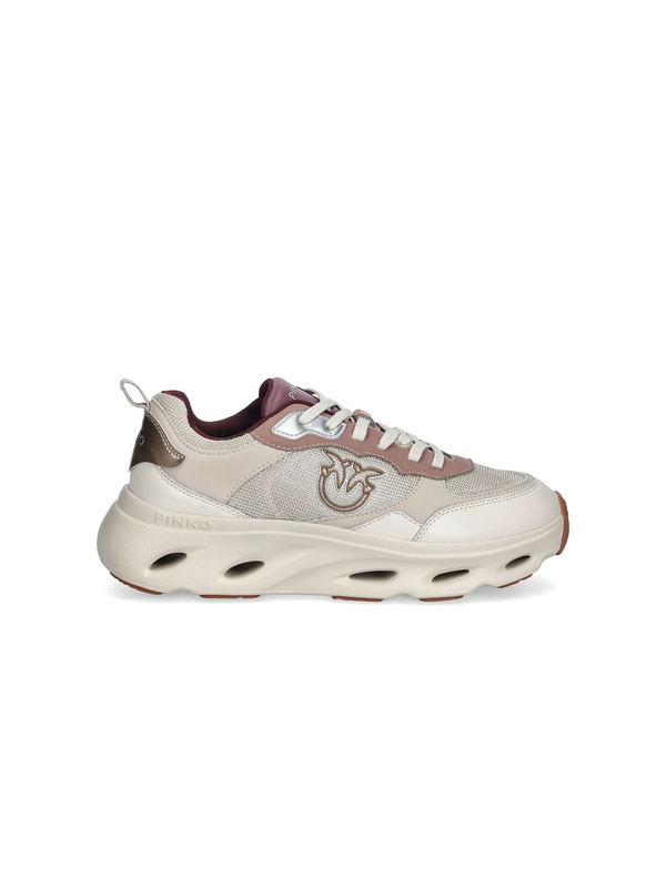 Damskie sneakersy Pinko SS0167 P132 – beżowo-winne