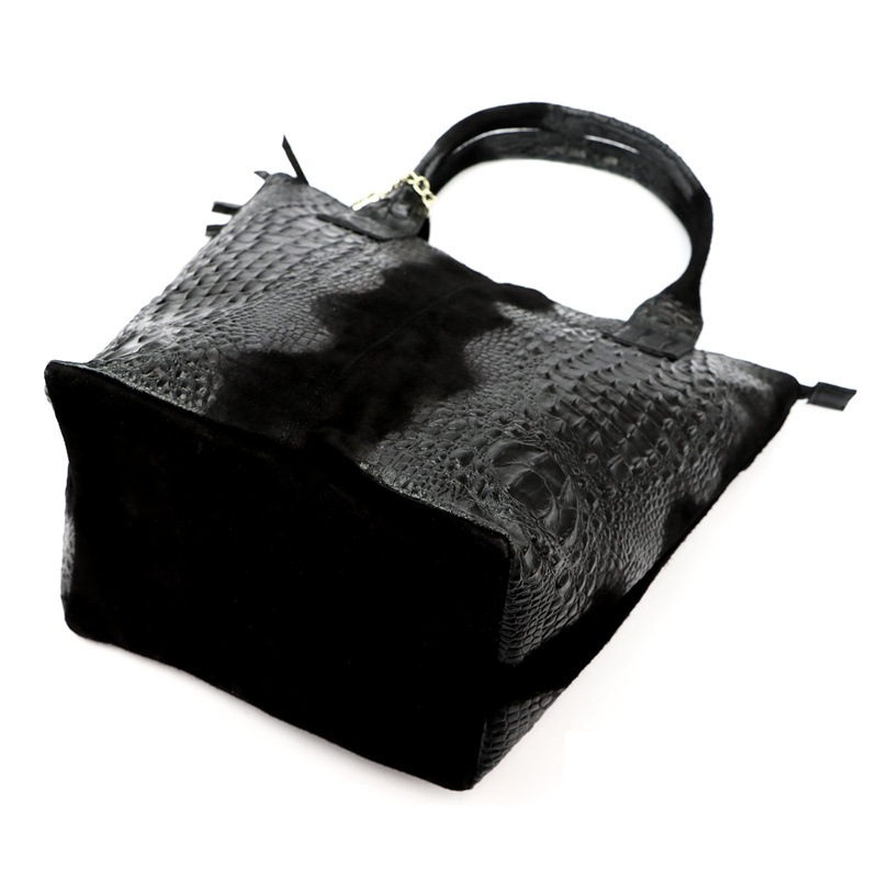 Damska torebka ze skóry naturalnej Luka 26-026 CROCO