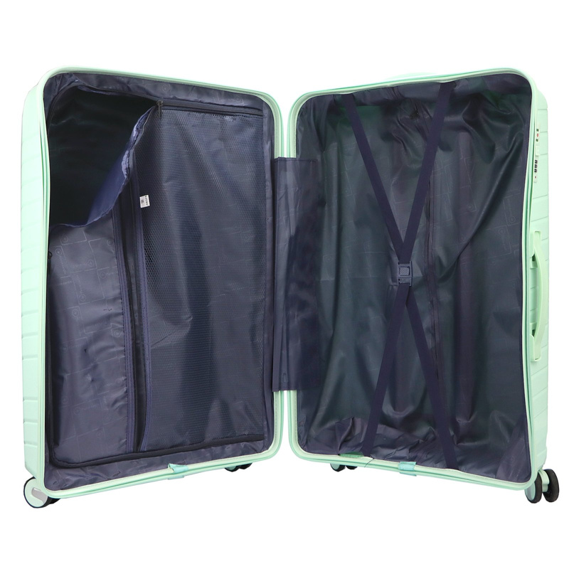 Mocna walizka damska z ABSu Pierre Cardin LEE01 PP12 106 x3 Z