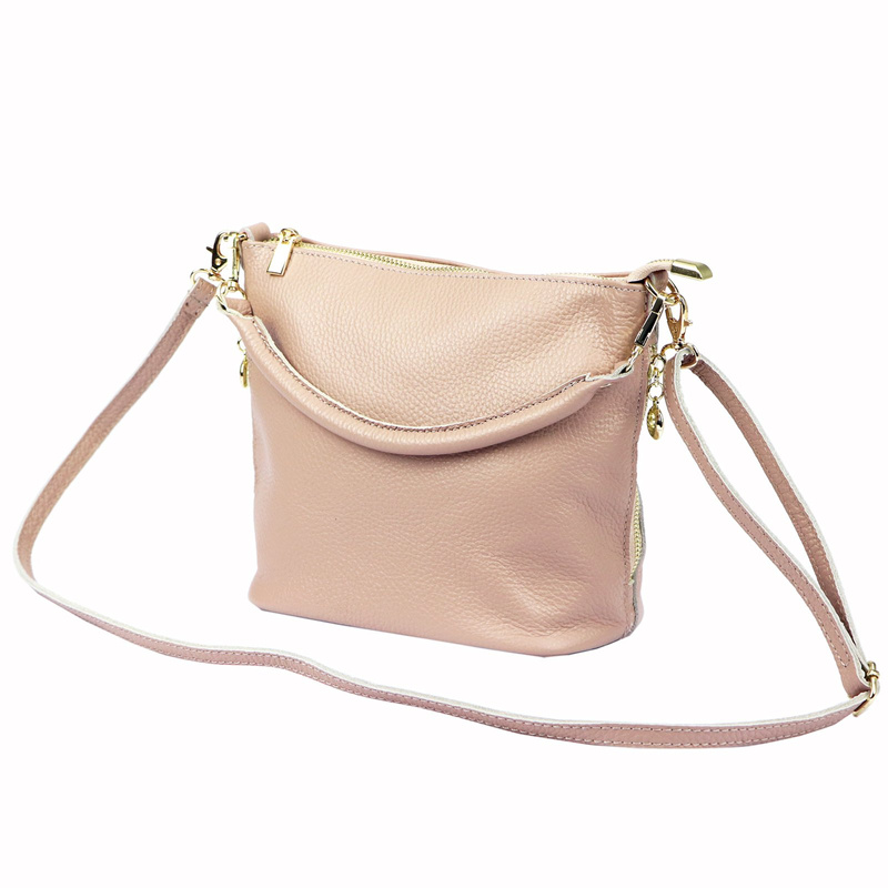 Patrizia damska torebka na ramię skóra naturalna torba z kieszenią