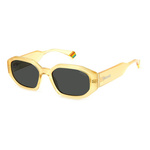Okulary POLAROID PLD6189S40G. Okulary przeciwsłoneczne, Kolor żółty. Kobieta.