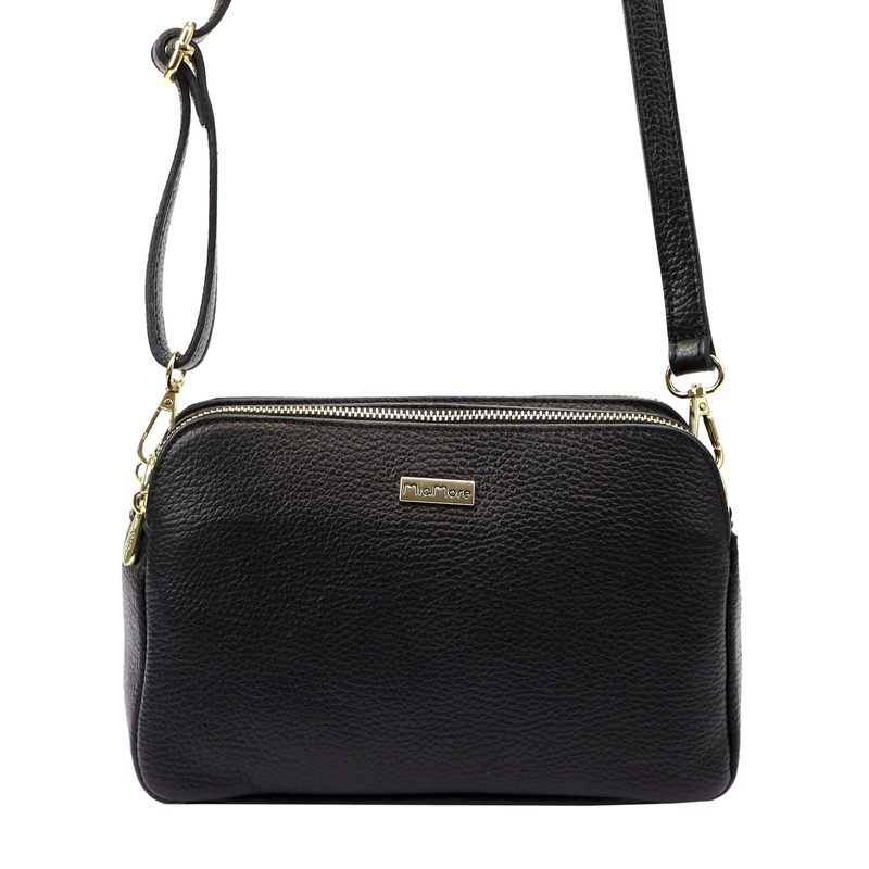 Skórzana damska elegancka listonoszka od MiaMore