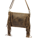 Damska torebka ze skóry naturalnej Luka 26-015 CROCO