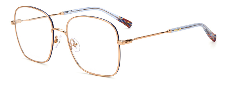Okulary MISSONI MIS-0017-KY2. Okulary, Kolor niebieski złoty. Kobieta.