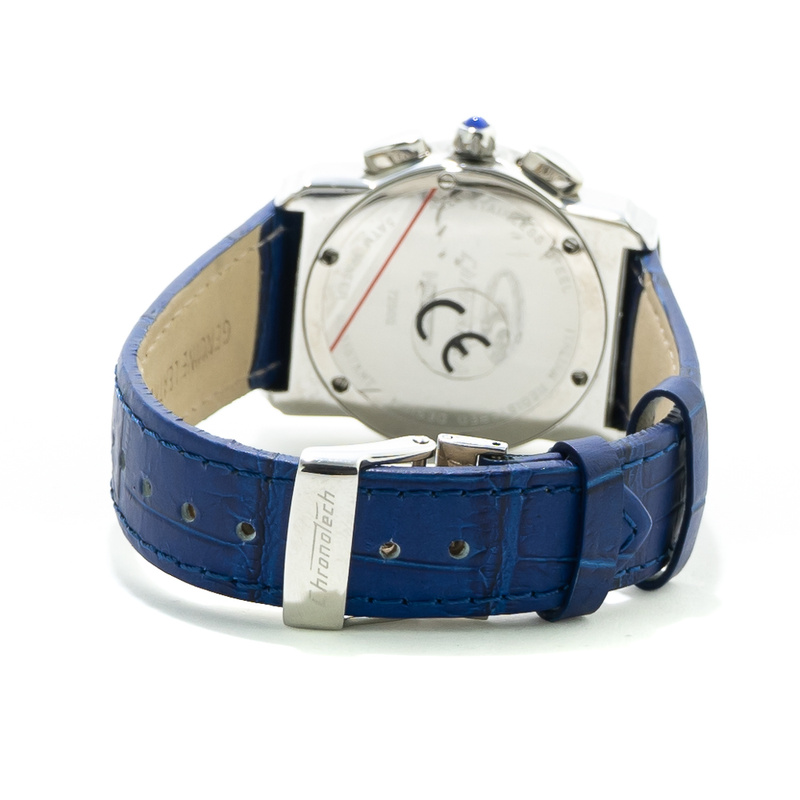 Zegarek CHRONOTECH CT7280B-09. Kwarcowy, Kolor niebieski. Kobieta.