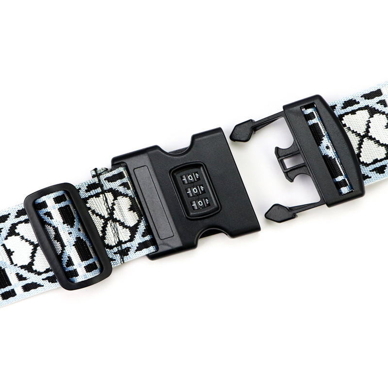 Gregorio odporny pasek zabezpieczający walizkę z kodem szeryfowym trwały