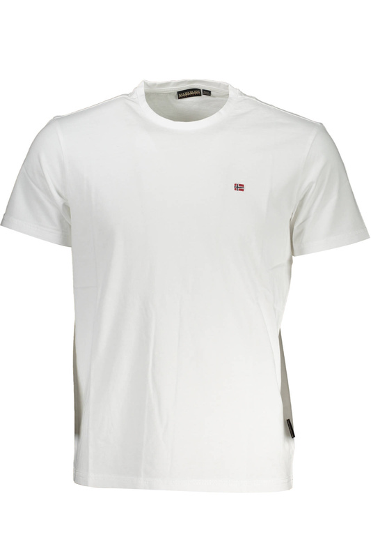 NIEBIESKI T-SHIRT MĘSKI NAPAPIJRI Z KRÓTKIM RĘKAWEM
