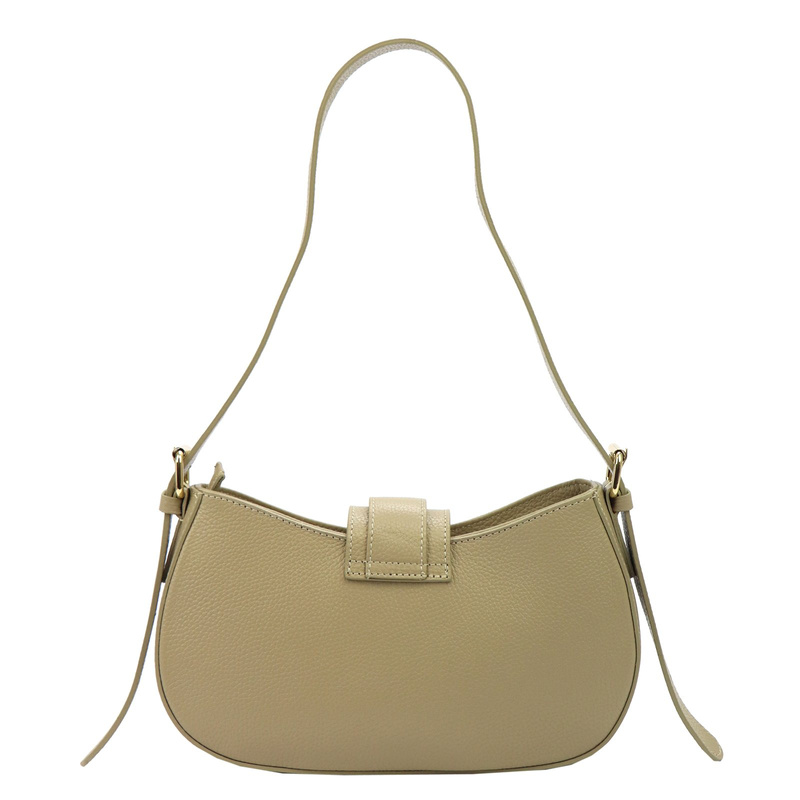 Vera Pelle damska listonoszka z kieszenią torebka na ramię skóra naturalna