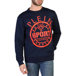 BLUZA PLEIN SPORT BEZ ZAMKA MĘSKA NIEBIESKA