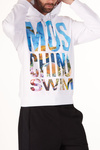 Biała bluza damska i męska Moschino 1927T170623210001
