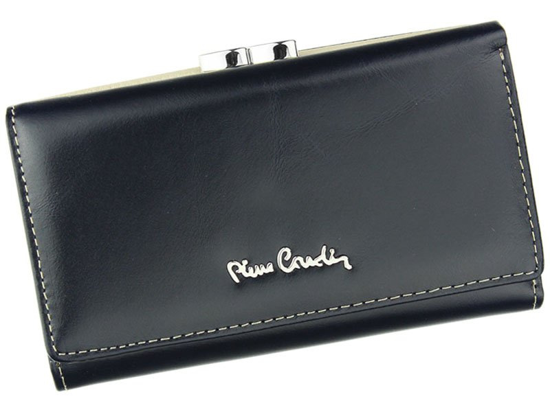 Pierre Cardin Duży Damski Portfel Skórzany Podłużny 21 Kart Bigiel