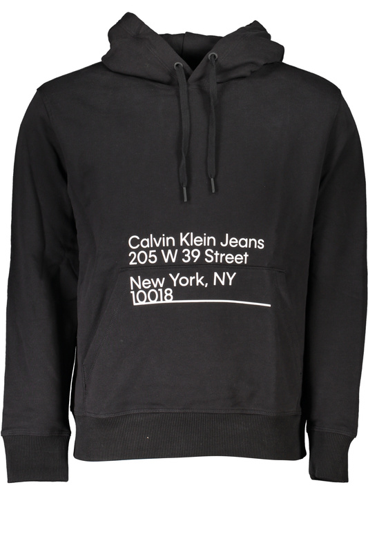 CALVIN KLEIN MĘSKA BLUZA BEZ ZAMKA, CZARNA
