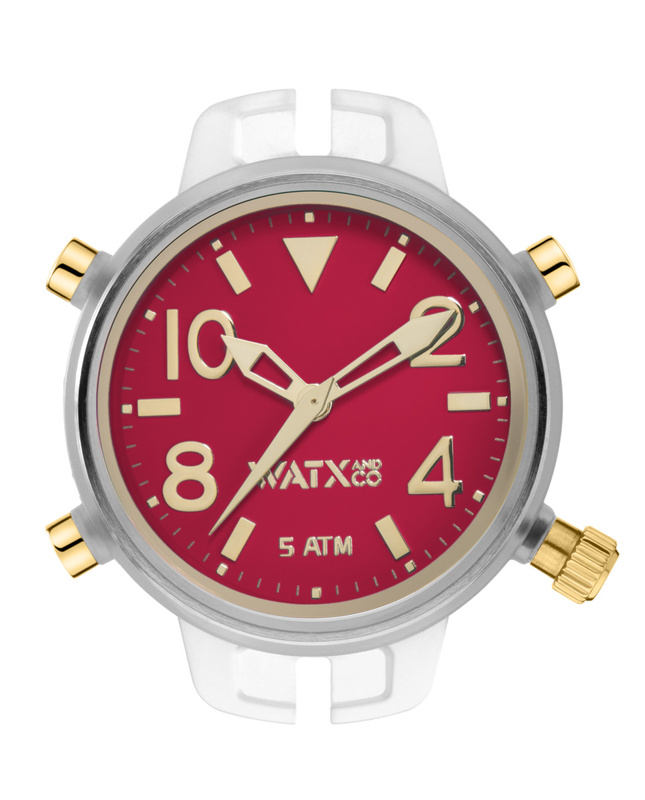 Zegarek WATXANDCO RWA3023. BOX, Kolor czerwony. Kobieta.