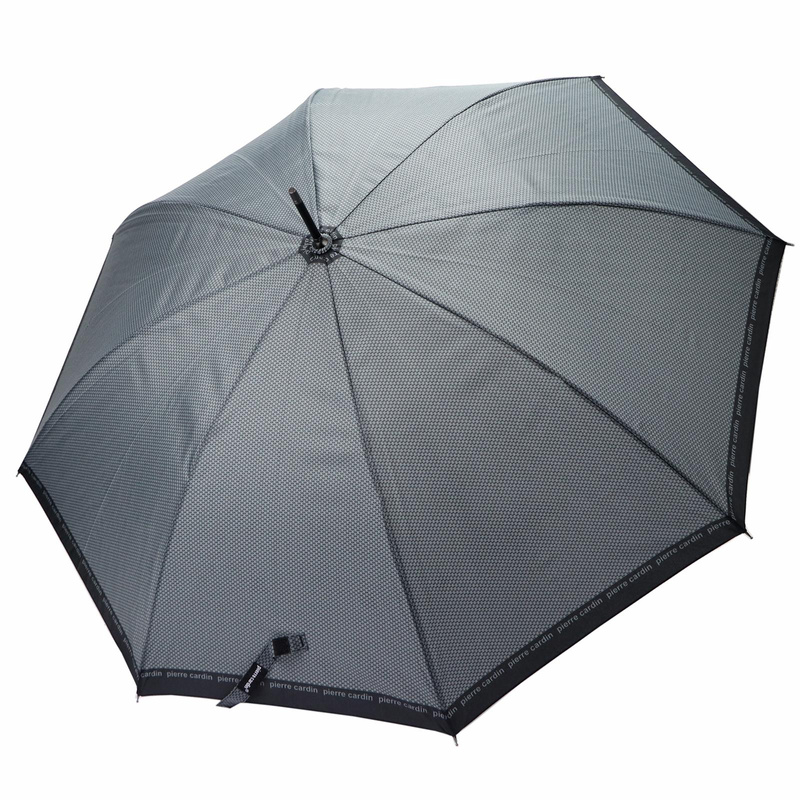 Wytrzymały długi parasol rozkładany trwały i odporny marki Pierre Cardin