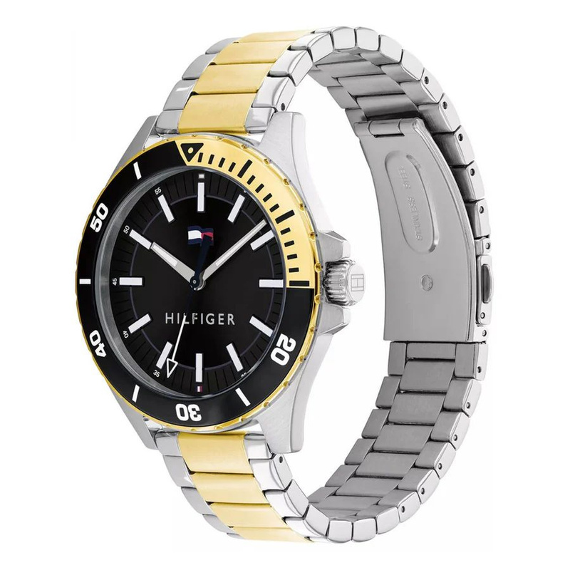 Zegarek TOMMY HILFIGER 1792013. Kwarcowy, Kolor czarny. Mężczyzna.