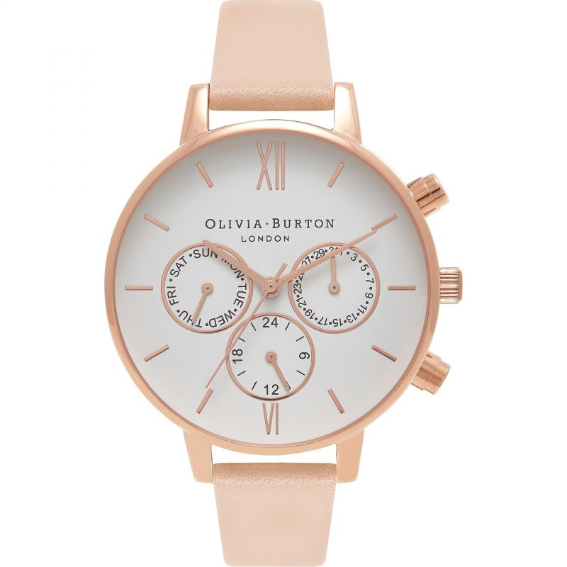 Zegarek OLIVIA BURTON OB16CG88. Kwarcowy, Kolor biały. Kobieta.