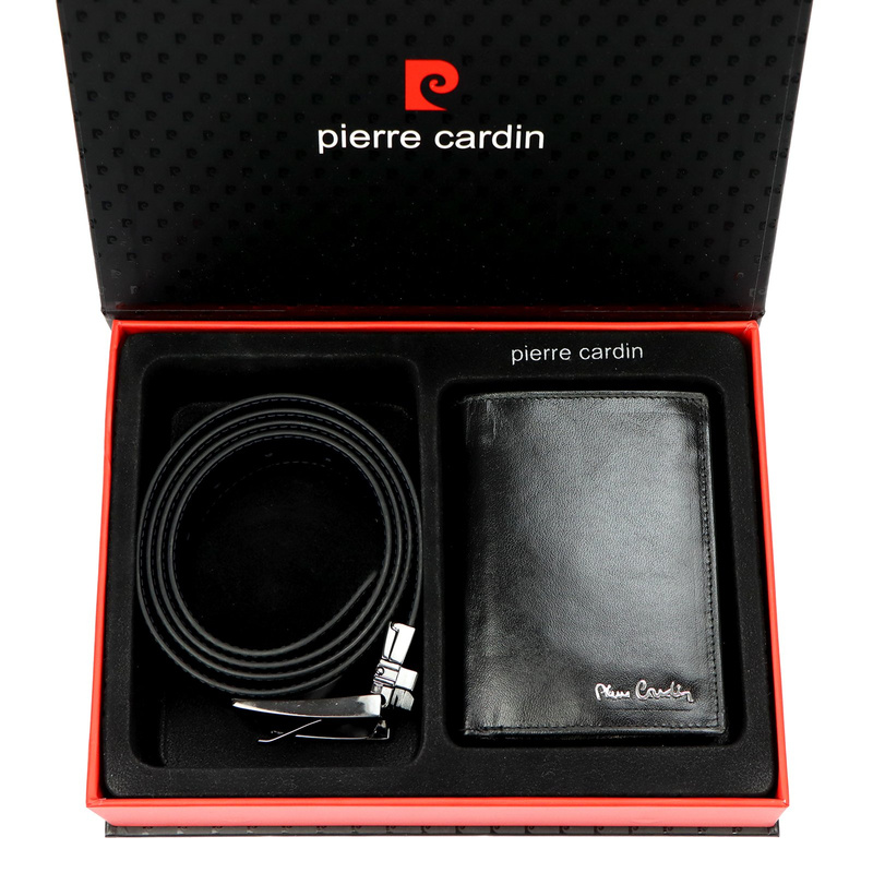 Portfel i pasek do spodni zestaw Pierre Cardin