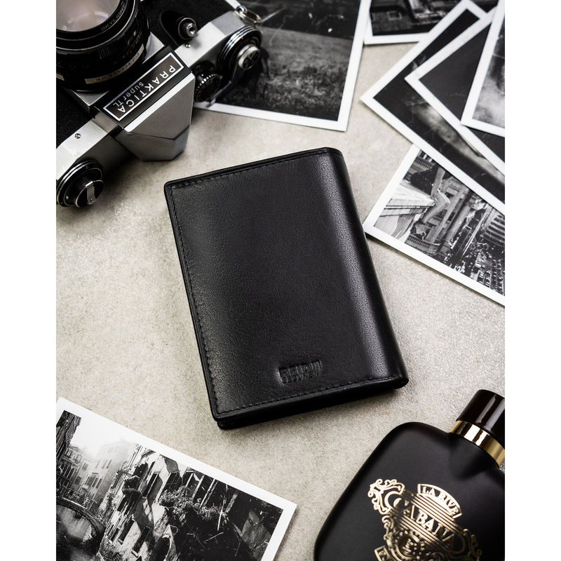 Skórzany męski portfel Peterson PTN N4-BUF