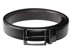 Elegancki skórzany męski pasek od Pierre Cardin