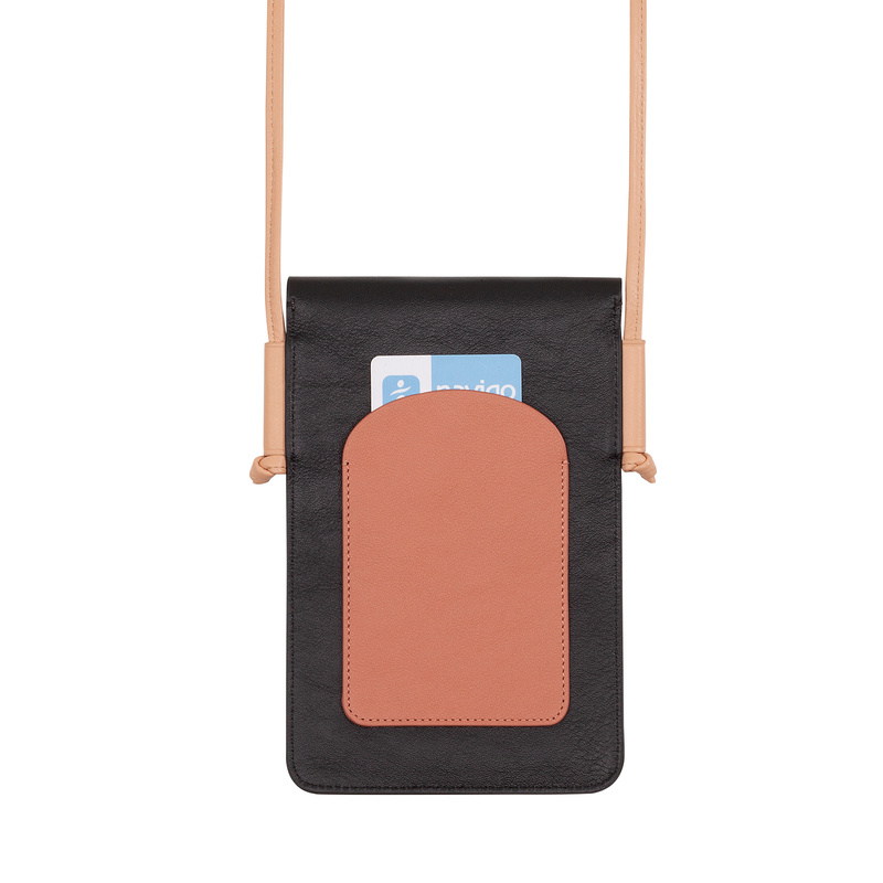 DuDu etui na telefon skóra naturalna mała listonoszka przez ramię
