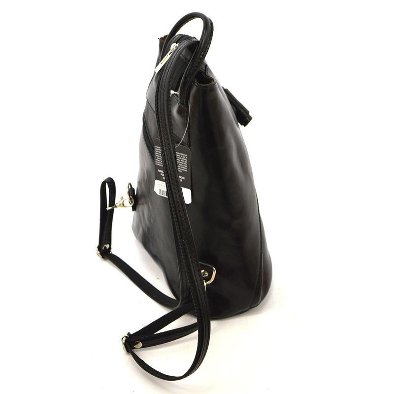 Designerski damski plecak skórzany na ramię