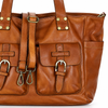 PELLE LAVATA Skórzana Torebka ShopperBag A4 Skórzana Old Look 3 Kieszenie