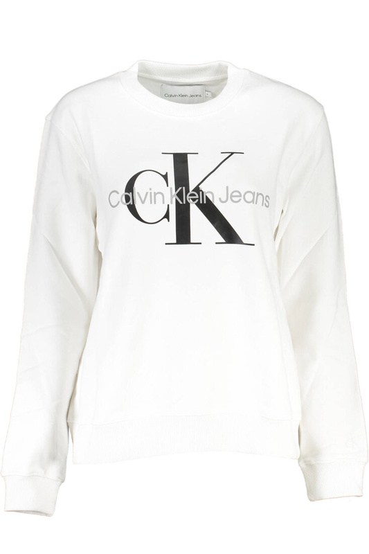 BLUZA DAMSKA CALVIN KLEIN BEZ ZAMKU BIAŁA