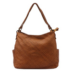 VS damska shopperbag torebka na ramię skóra naturalna pleciony wzór