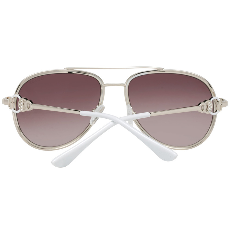 Okulary GUESS GF034432F56. Okulary przeciwsłoneczne, Kolor złoty. Kobieta.